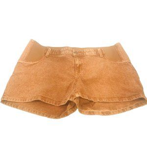 Isabel Maternity Ingrid/Isabel Women's Size 14 Side Panel Brown Carpenter Short